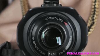 Lesbian porn with pink big dildo
