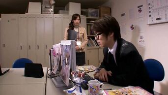Evil boss dirty punishing Japanese bitch in the office