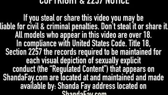 Hot Wife Shanda Fay Fucks DP Machine & Gets Butt Fucked!